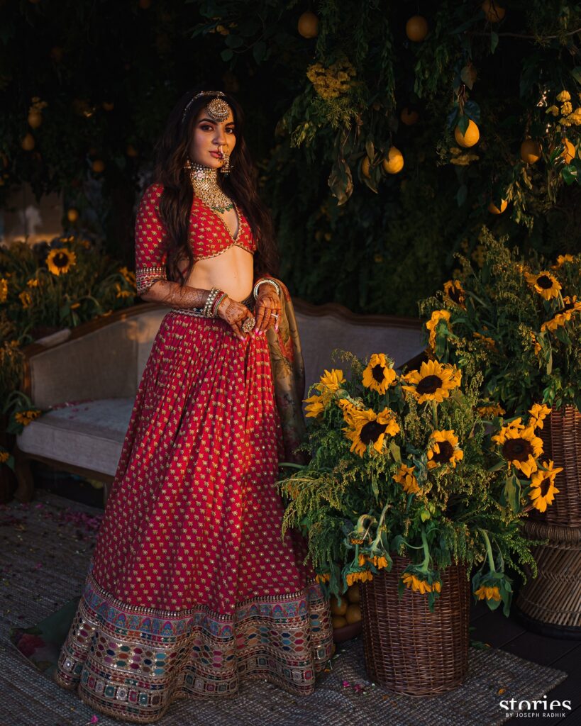 Light Printed Sabyasachi Lehenga