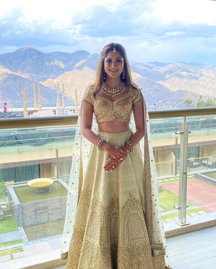 Ivory Sabyasachi Lehenga