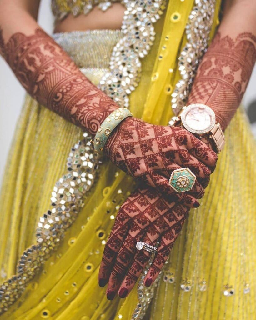 Jaal Mehendi Design Brides