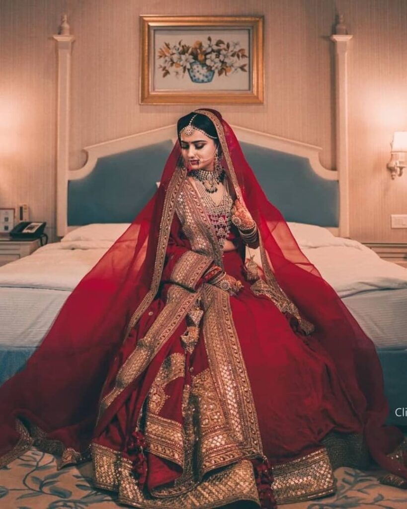 Simple Sabyasachi Lehenga for Brides