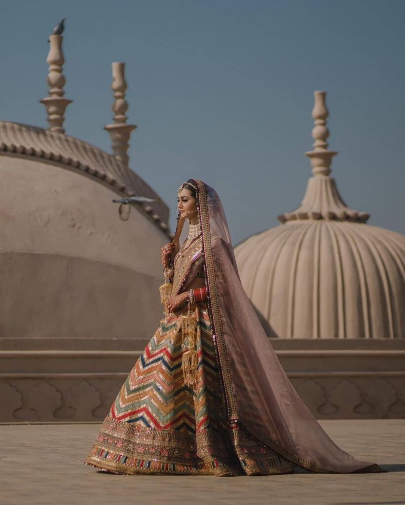 Chevron Lehenga by Sabyasachi