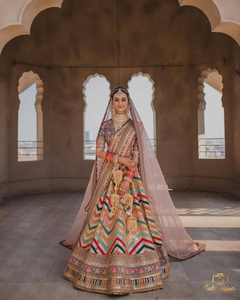 Chevron Lehenga by Sabyasachi