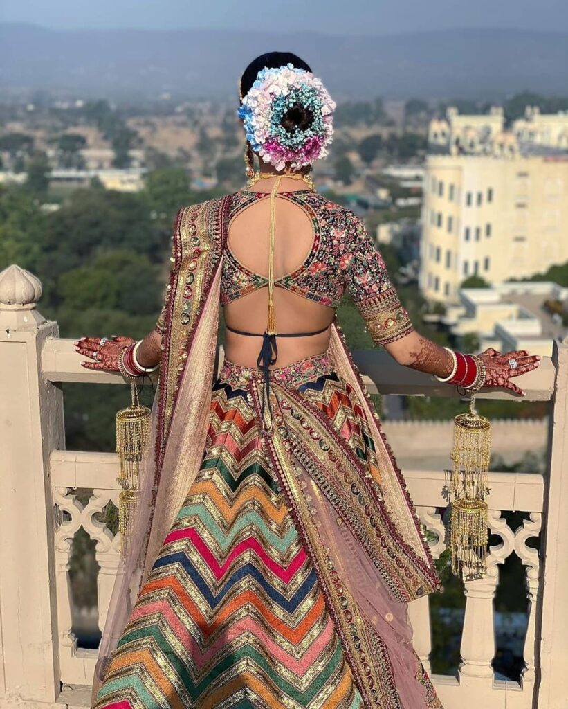 Chevron Lehenga by Sabyasachi