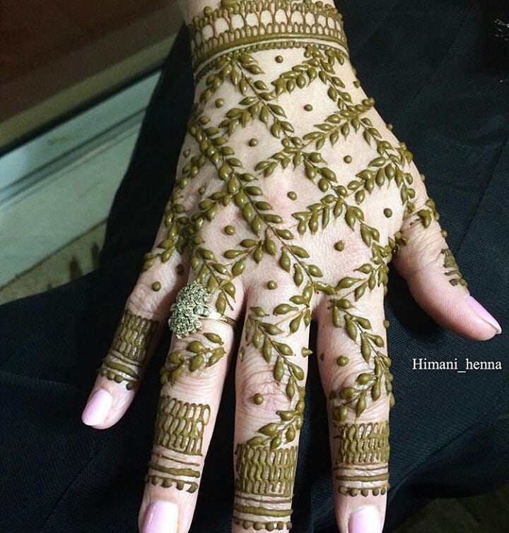  Jaal Mehendi design