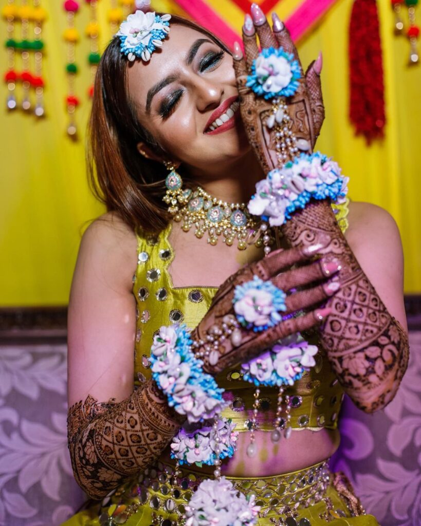 Silvy Mehta Mehendi Look