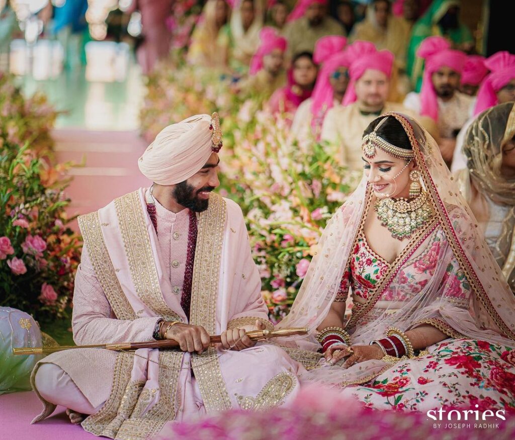 Sanjana Ganesan Wedding Lehenga