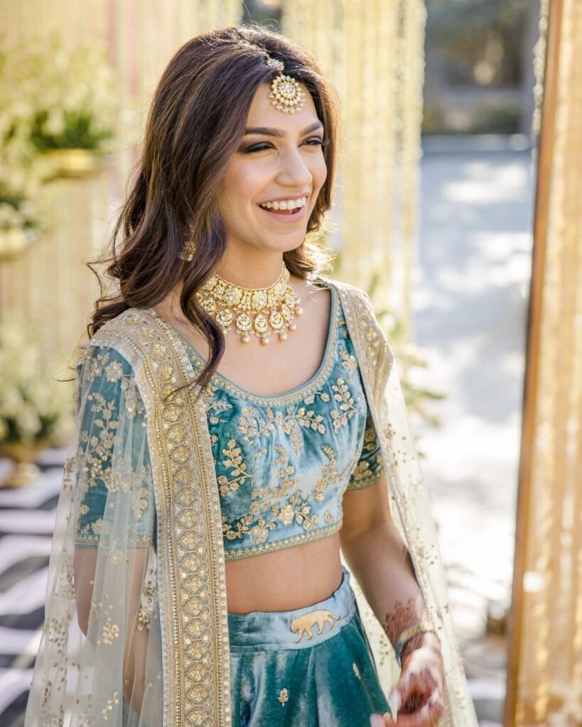 Velvet Sabyasachi Lehenga