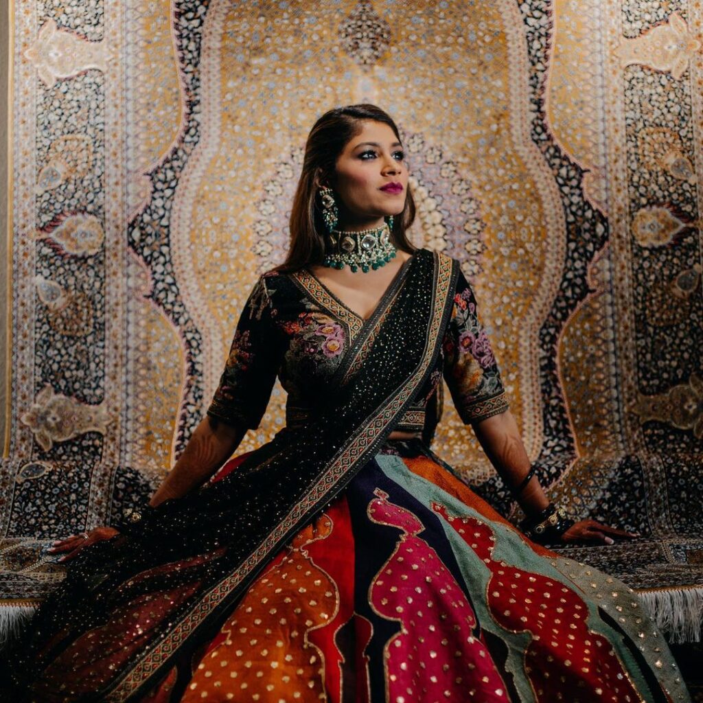 Sabyasachi Paneled Lehenga