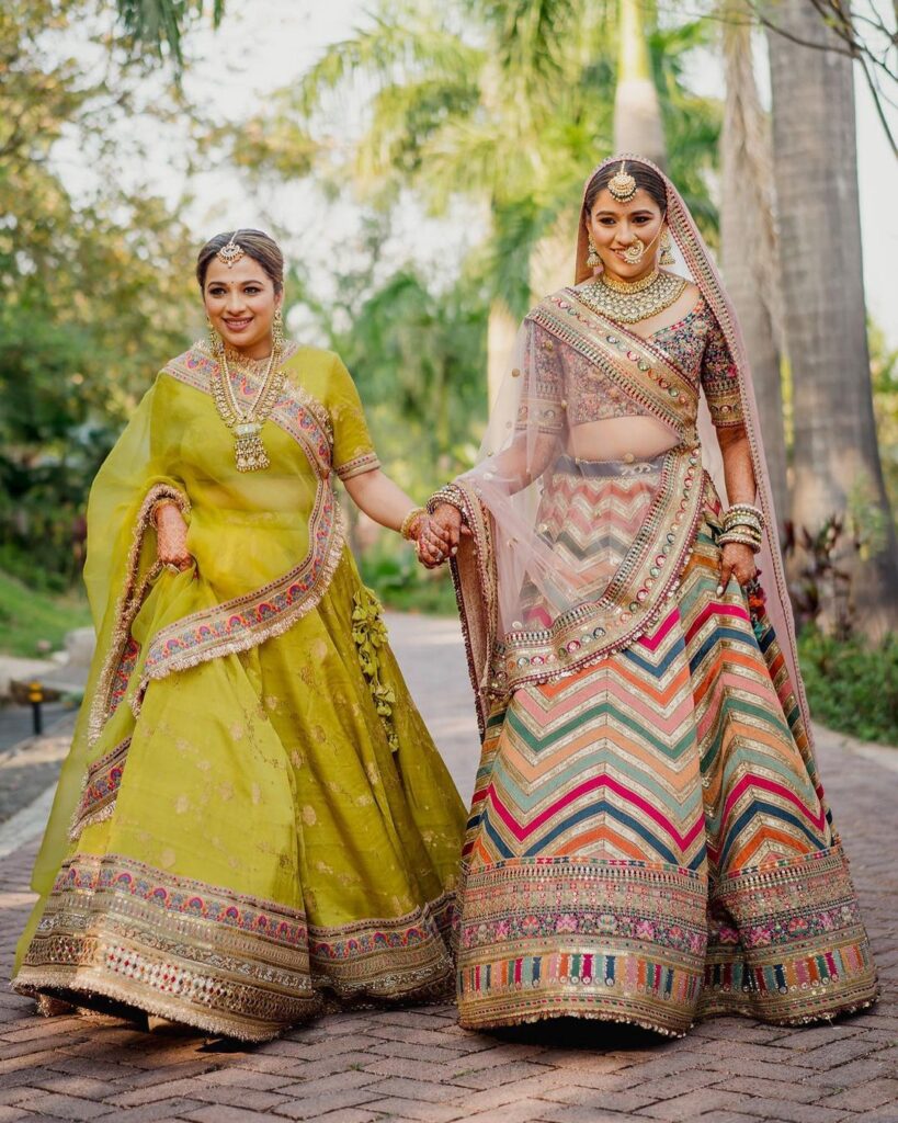 Chevron Sabyasachi Lehenga