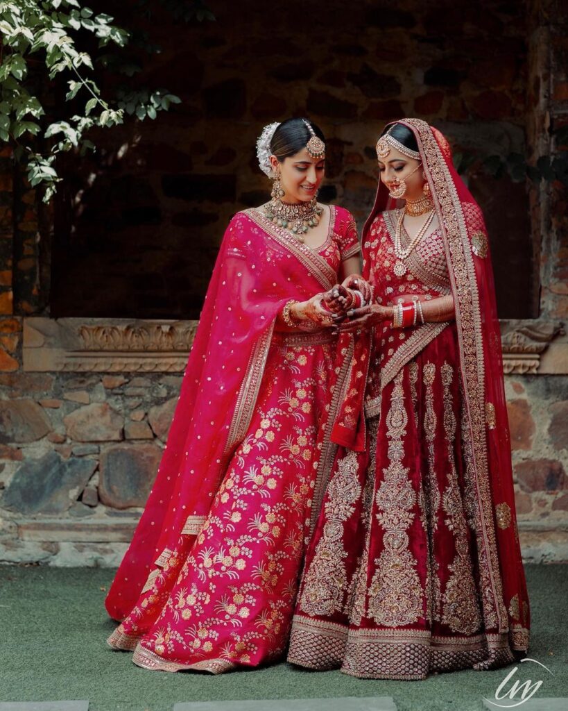 Sisters In Sabyasachi