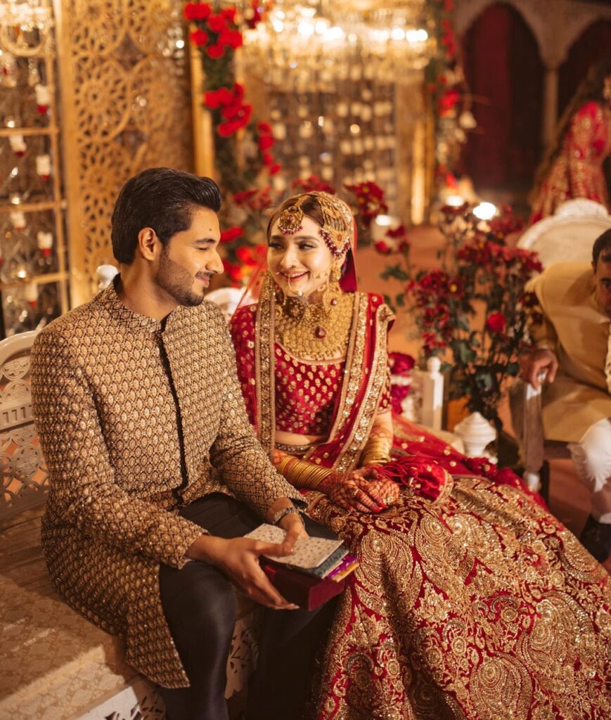 Red Heavy Sabyasachi Bridal Lehenga