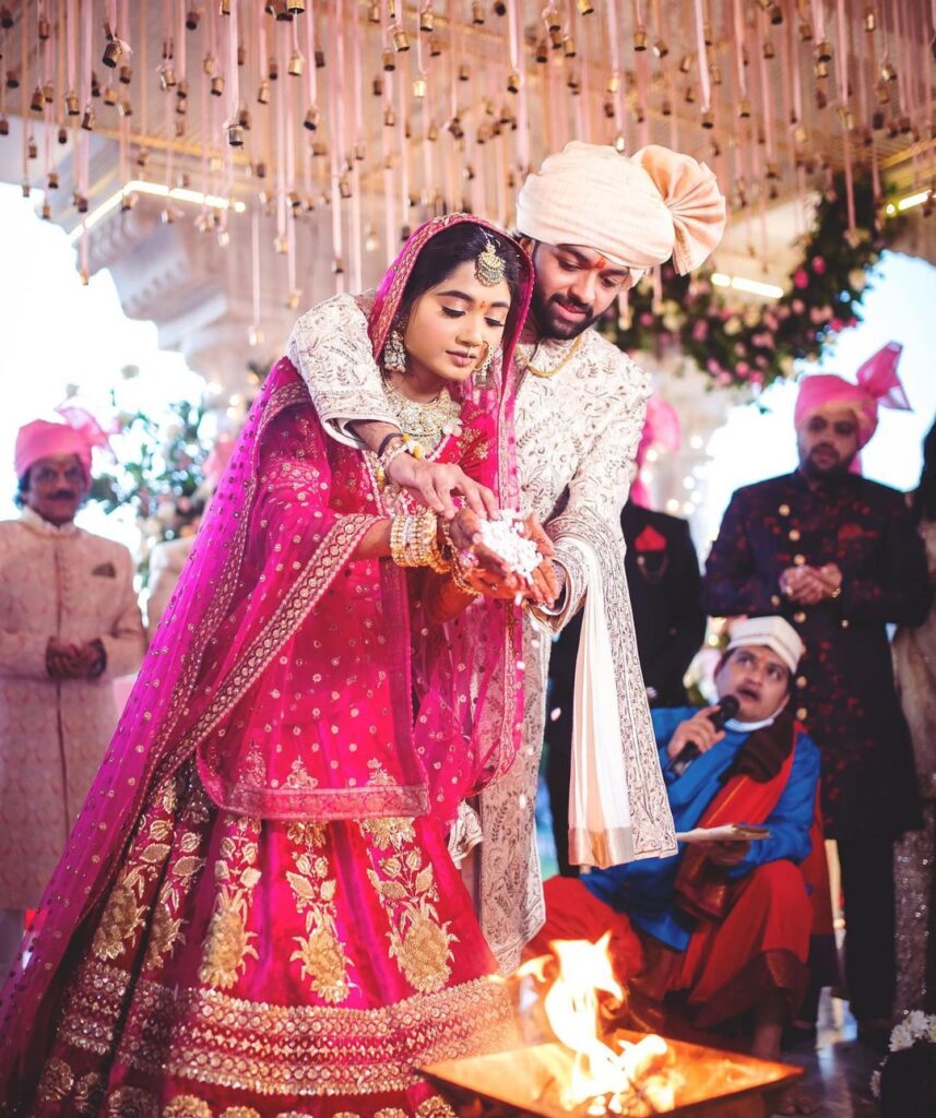 Pink Sabyasachi Lehenga