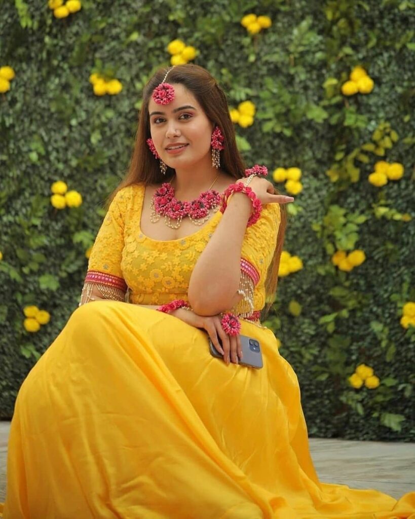 Floral Jewellery For Haldi