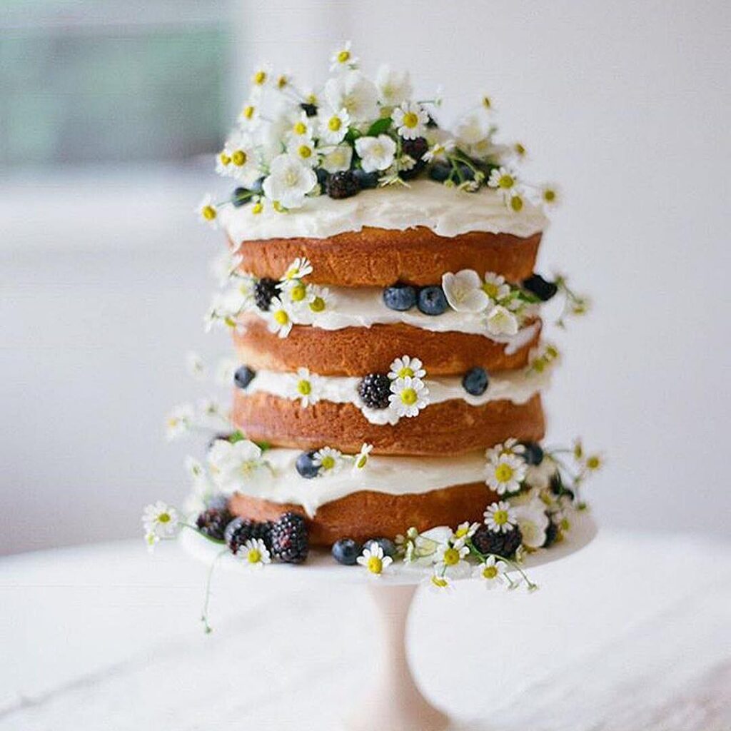 Small Naked Cake