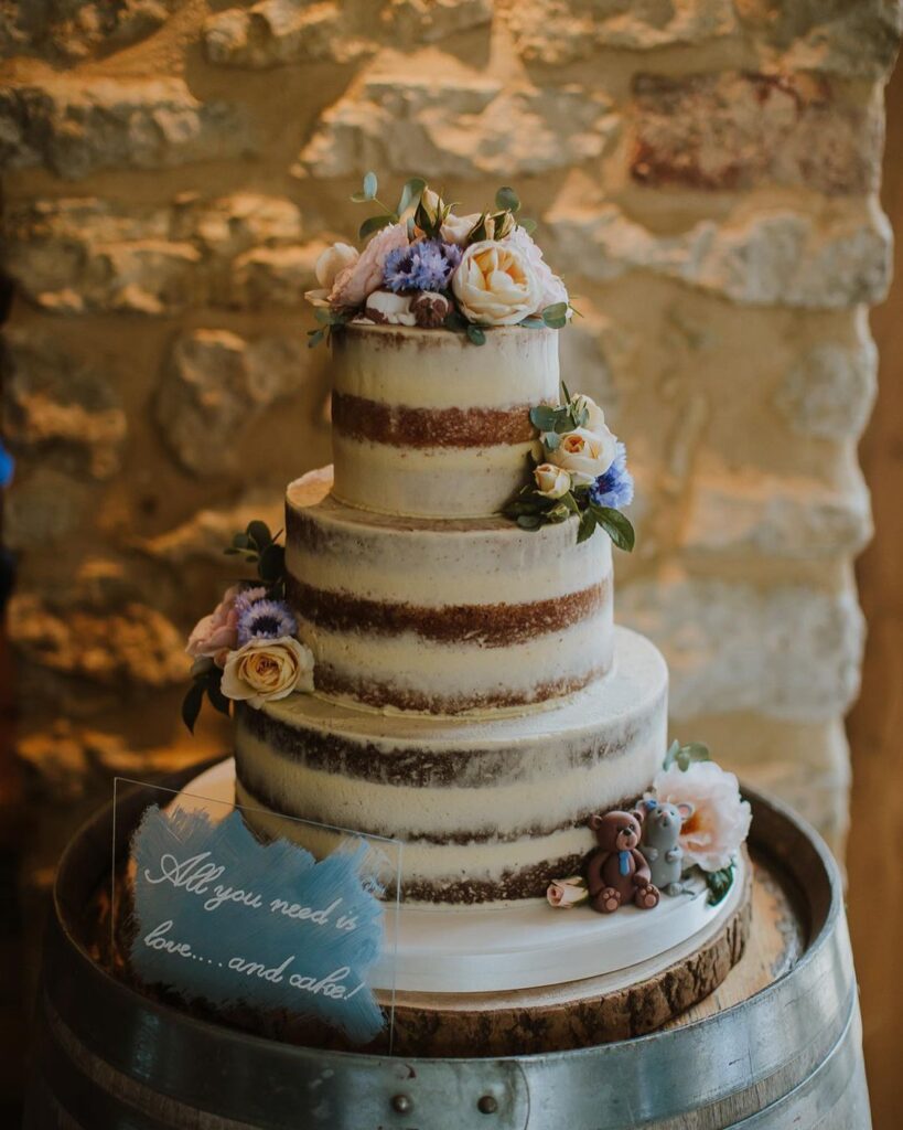 Floral Wedding Cake