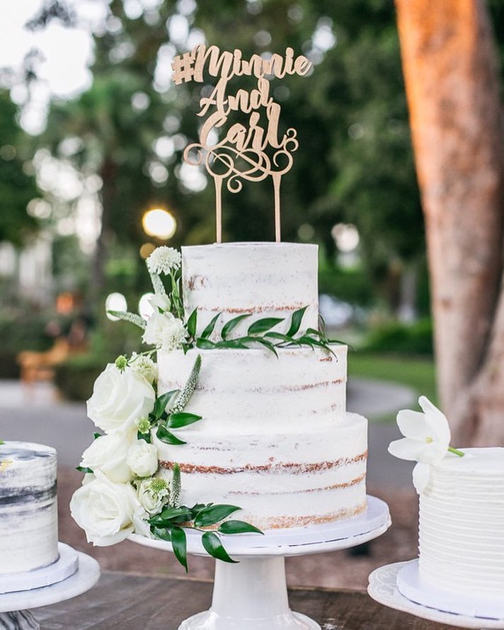 Semi-Naked Wedding Cake