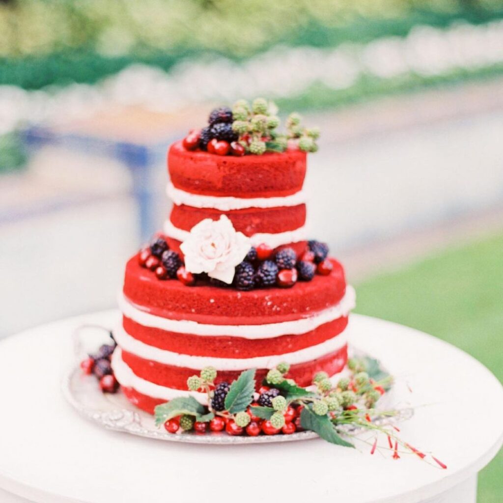 Strawberry Naked Cake