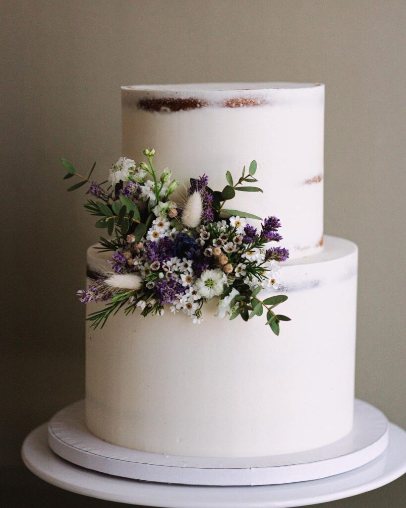 Naked Wedding Cake