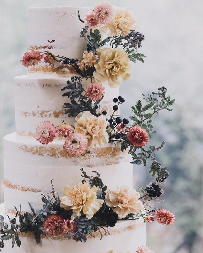 Naked Wedding Cake Ideas