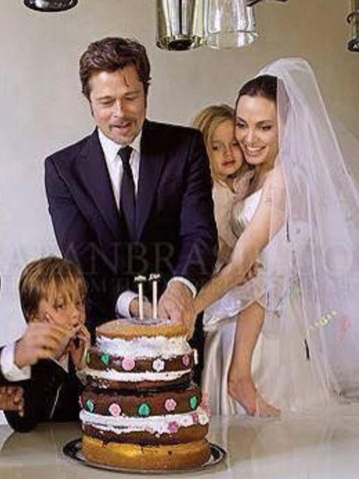 Angelina Jolie Brad Pitt Wedding Cake