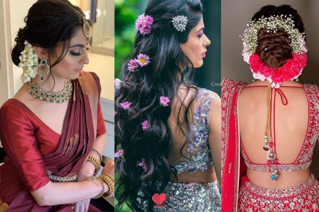 Shaadidukaan.com: 20+ Bridal Hairstyles For Mehndi and Sangeet Function You  Must Try at Your Wedding! | Milled