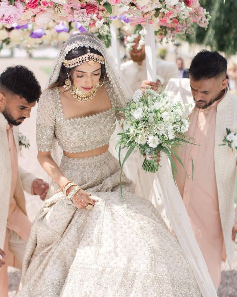 White Bridal Lehenga