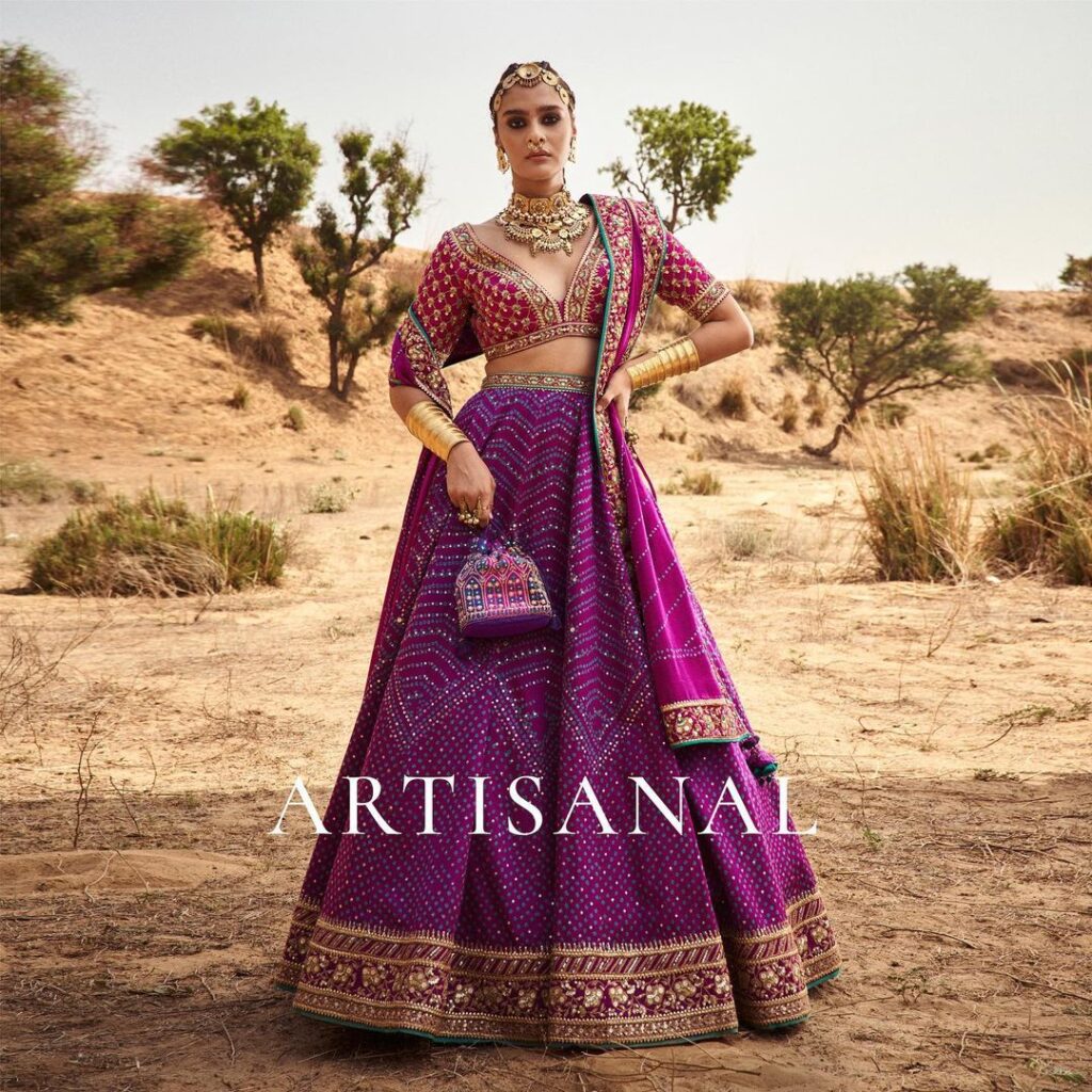 Bandhani Lehenga