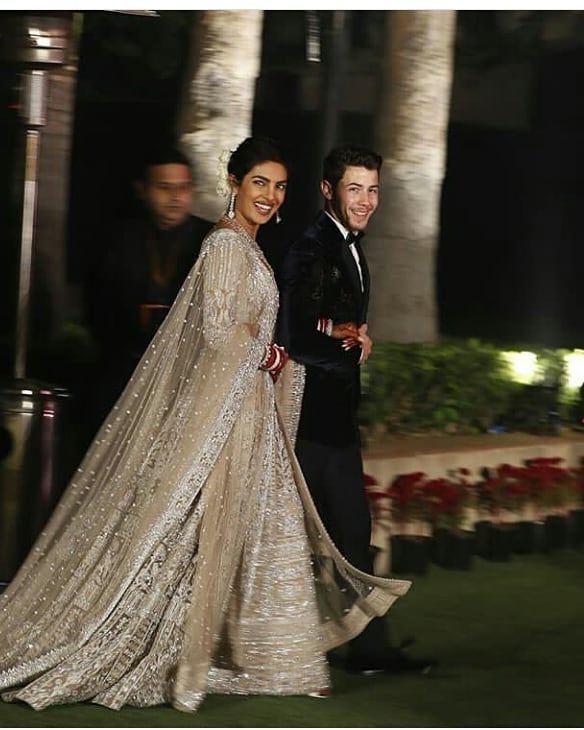 Priyanka Chopra Reception Lehenga