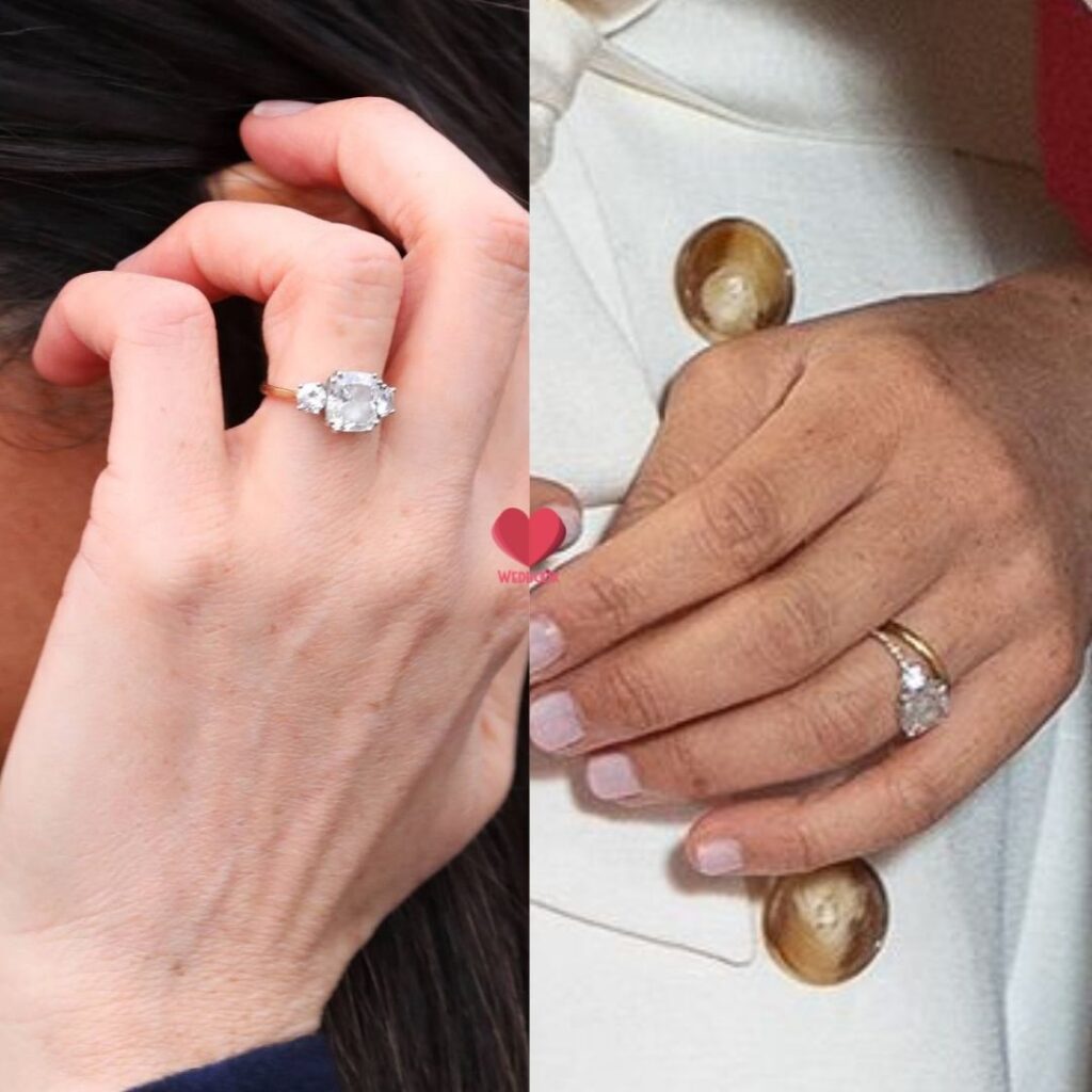 Meghan Markle Changed Engagement Ring Close Up