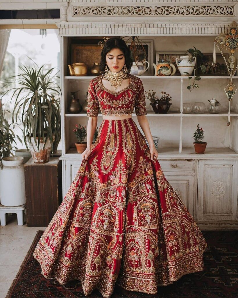 Bridal lehenga new on sale style