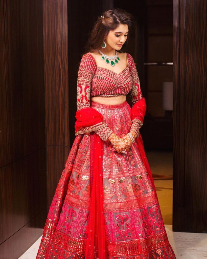 Falguni Shane Peacock Bridal Lehenga