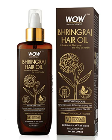 WOW Skin Science Bhringraj Hair Oil