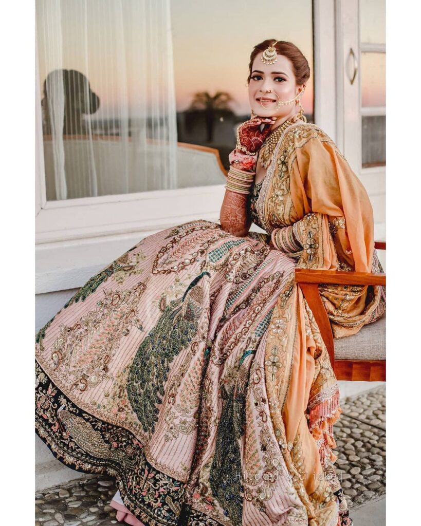 27 Peacock Design Lehengas For The Royalty In You Wedbook