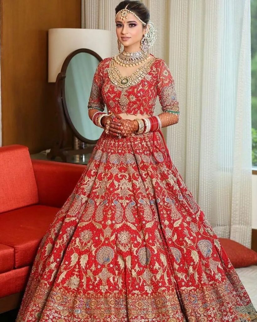 Peacock Lehenga Design