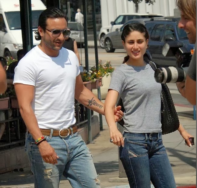 Saif Kareena Tatoo