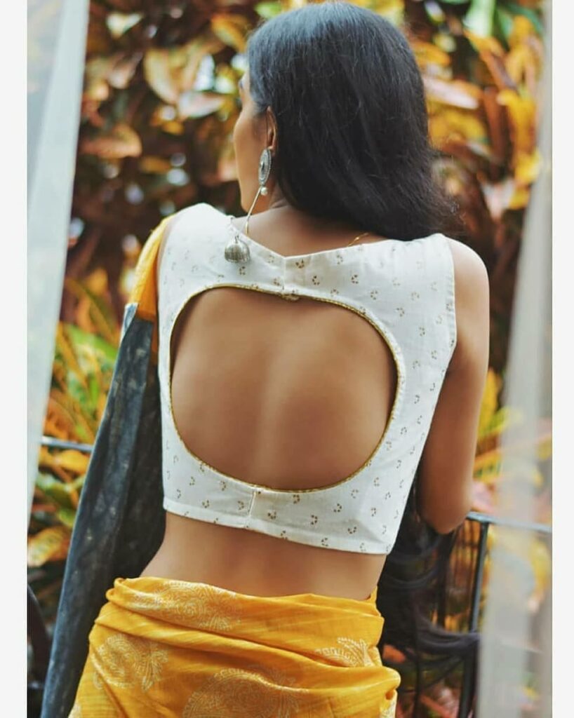 Back Cut Saree Blouse