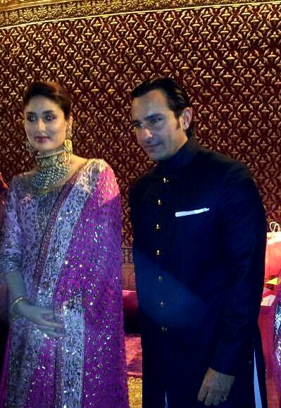 Saif Kareena Delhi Wedding Reception 