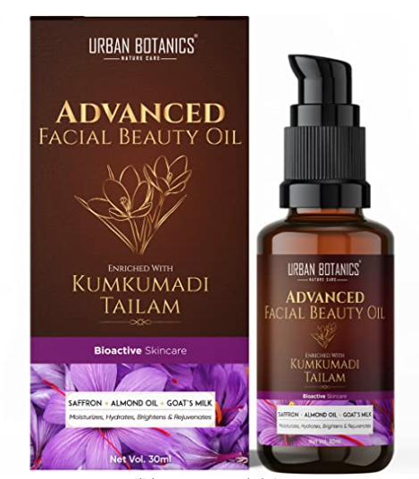 Urban Botanic Kumkumadi Beauty Oil