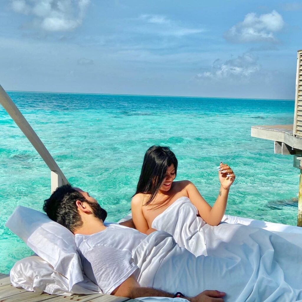 Maldives Honeymoon Indian Couple
