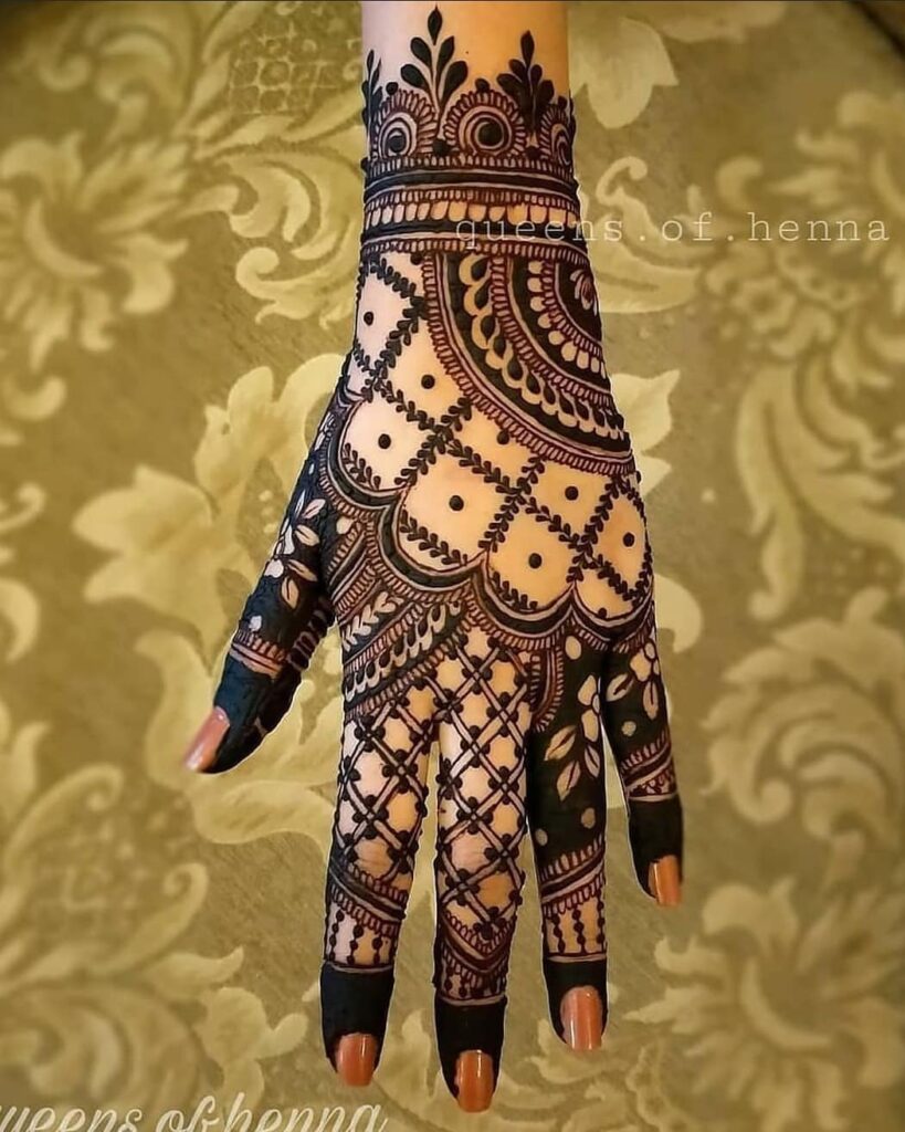 Arabic Mehndi Design Back Hand