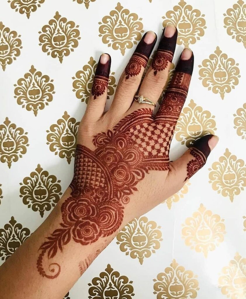 Arabic Mehndi Design Back Hand