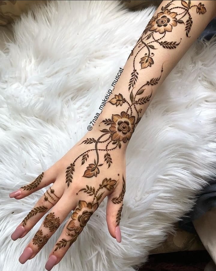 75 Latest Arabic Mehndi Designs 22 Easy Beautiful Wedbook