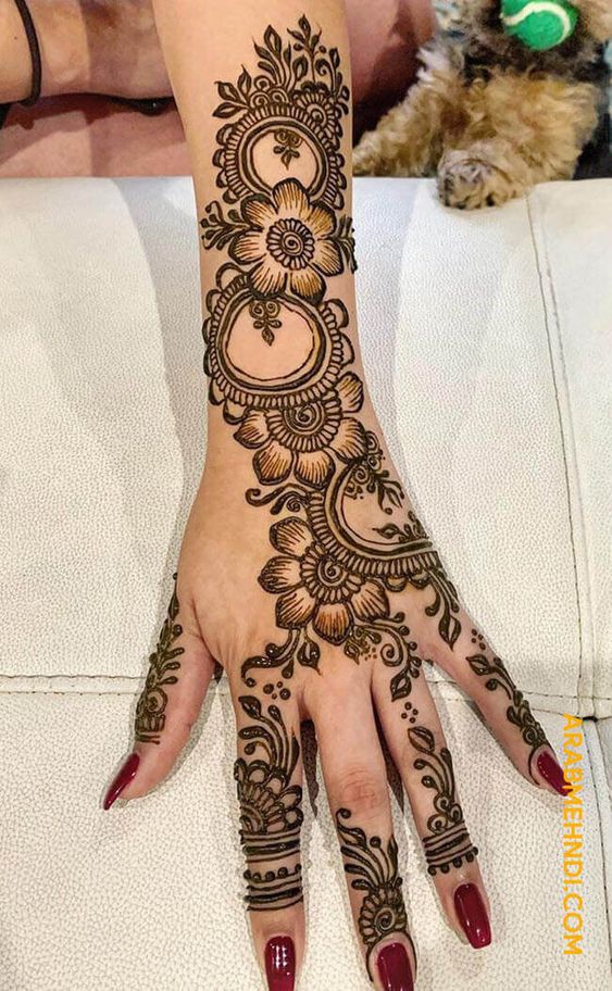 Arabic Mehndi Design Back Hand