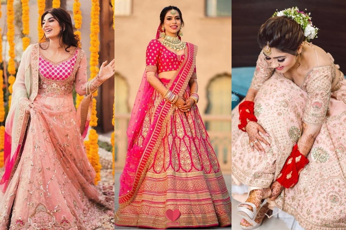 51 Pink Bridal Lehenga Designs For ...