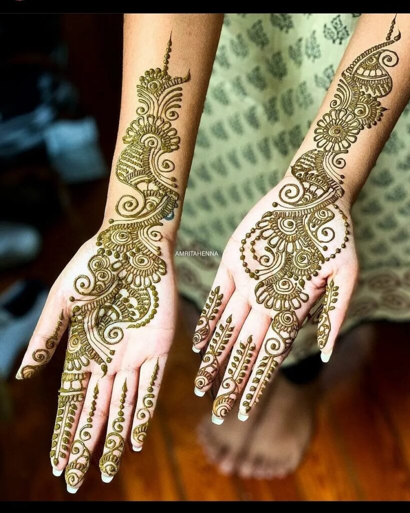 latest arabian mehndi designs for hands 2022