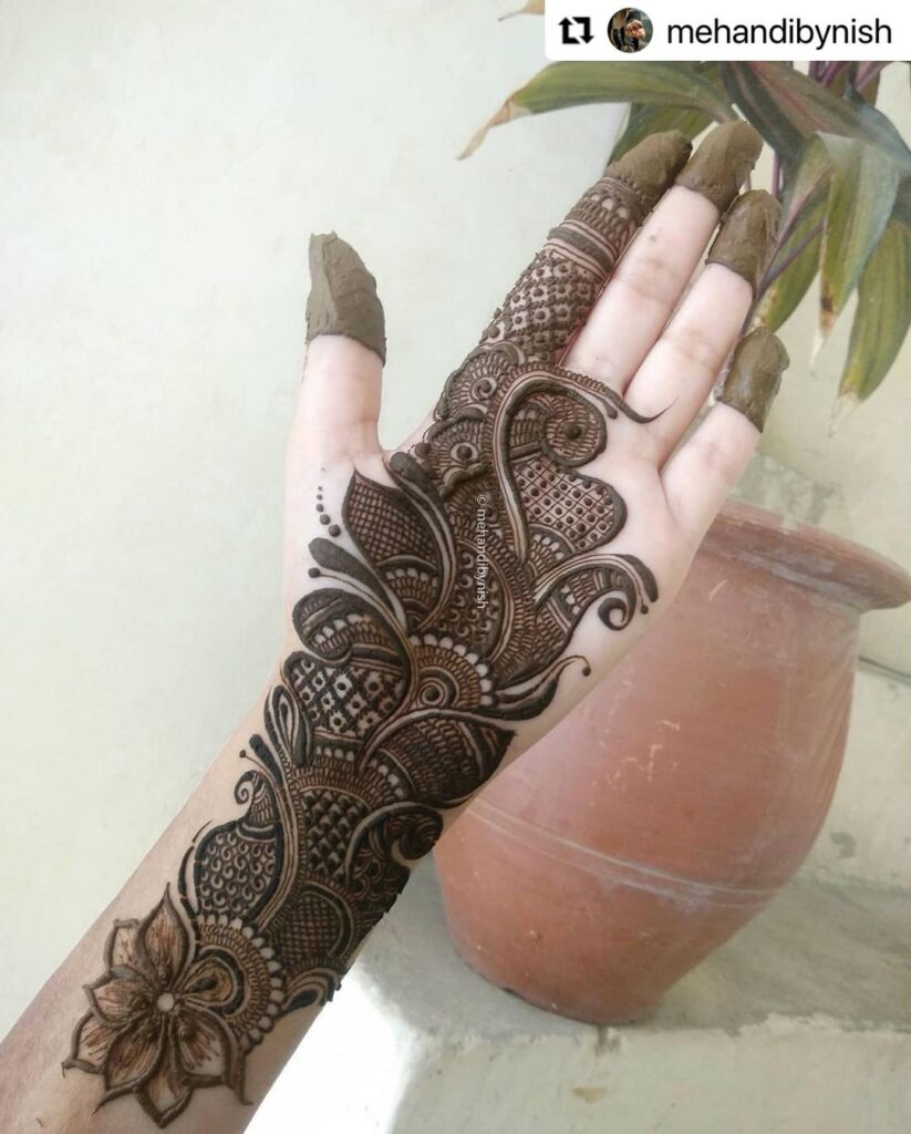 mehndi designs for hands arabic book