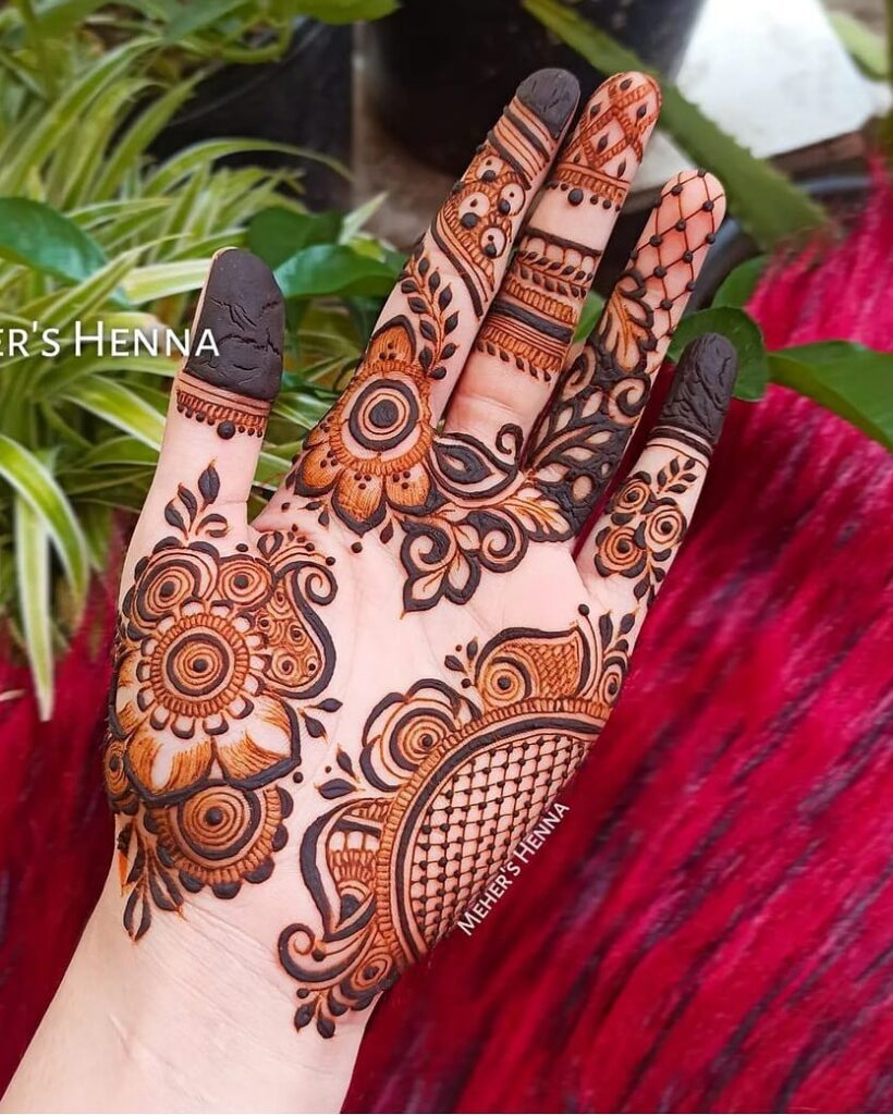 Aggregate 150+ floral mehndi designs for beginners best - POPPY