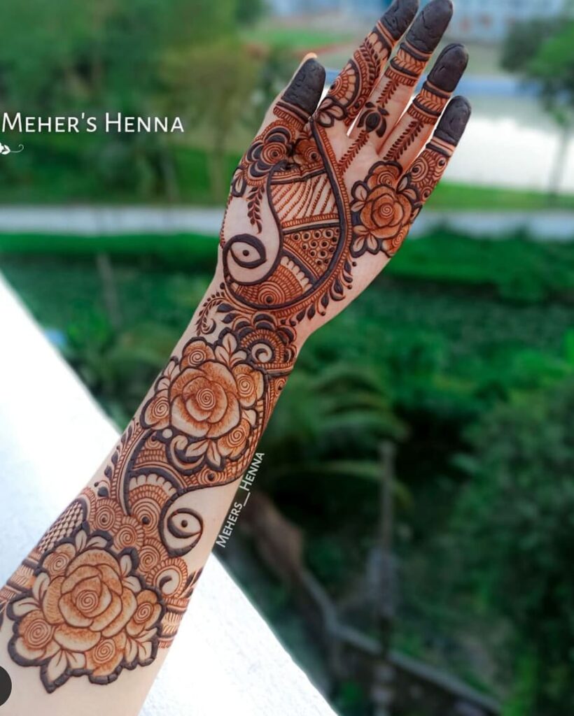 Latest Arabic Mehndi Designs