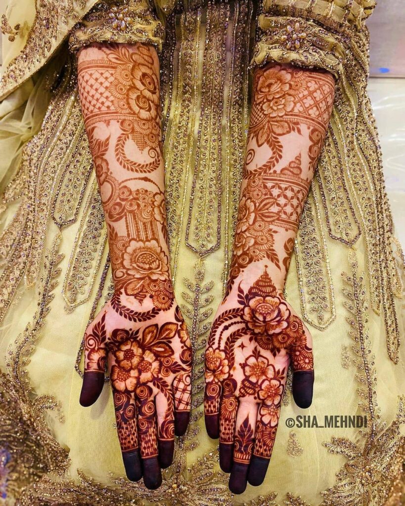 Latest Arabic Mehndi Designs