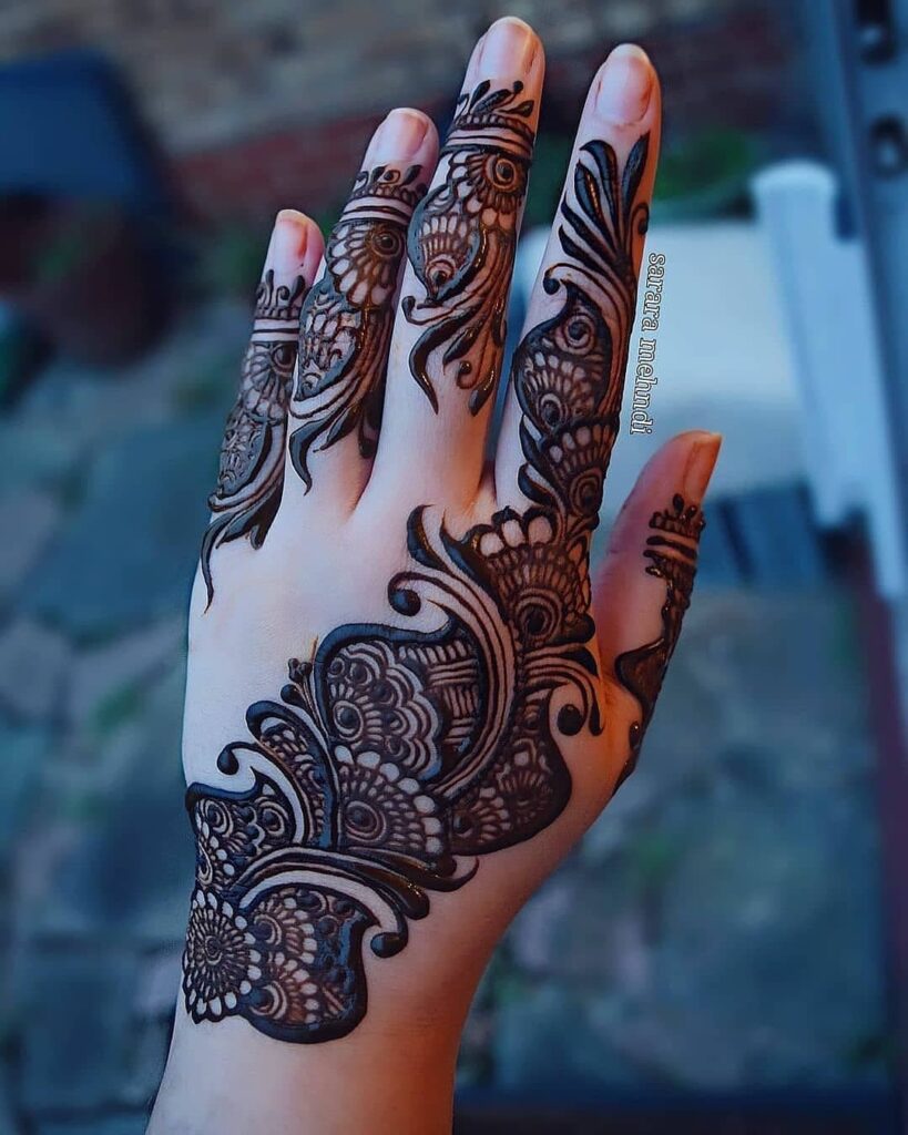 new easy mehndi designs 2022